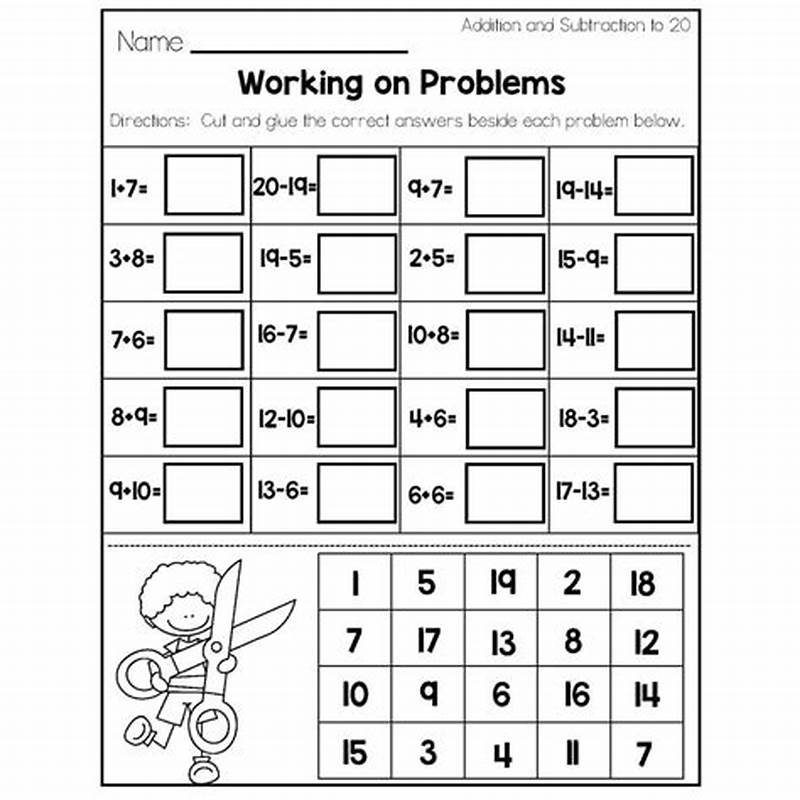 Math Problems For 2nd Graders Printable