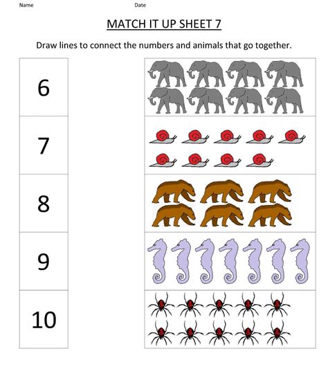 Math Worksheets Printable Kindergarten