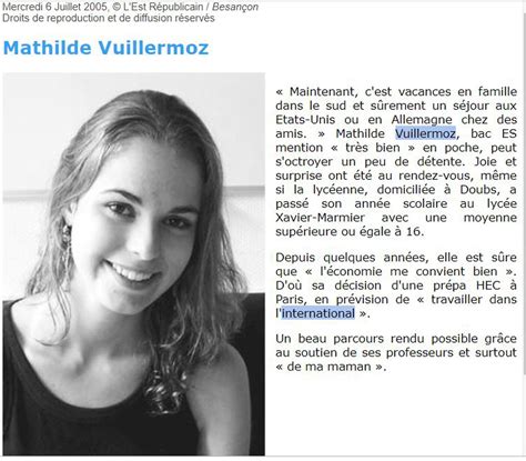 Mathilde Fulminet à Pontarlier