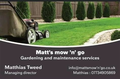 Matts Mow N Go Gardening