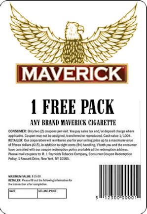 Maverick Cigarettes Com Coupons Printable