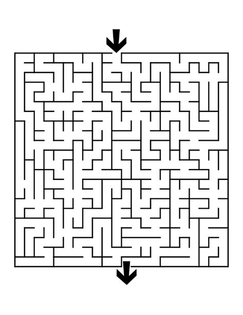 Maze Puzzle Printable