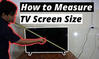 Measuring Size Flat Screen TV