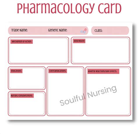 Med Card Template