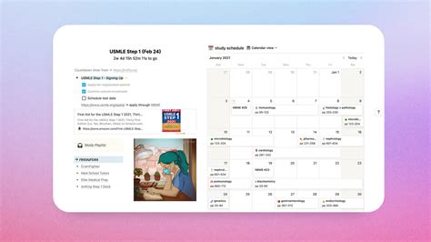 Med School Notion Template