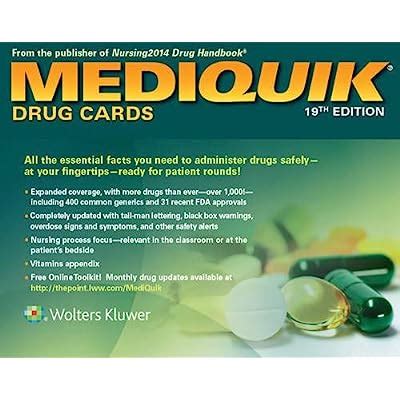 download MediQuik® Drug Cards: 19th Edition