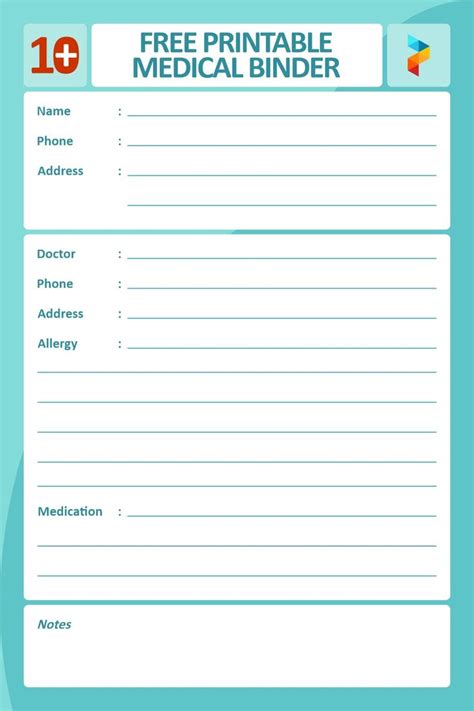 Medical Binder Templates