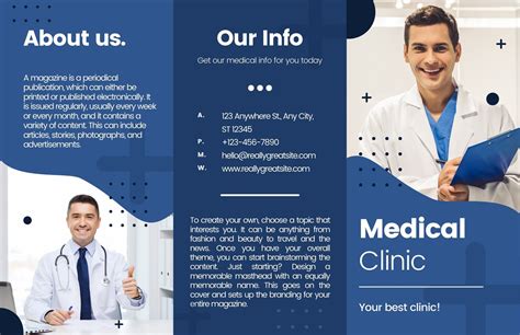 Medical Leaflet Template