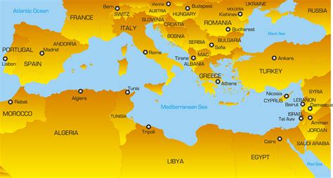 Mediterranean On the Map