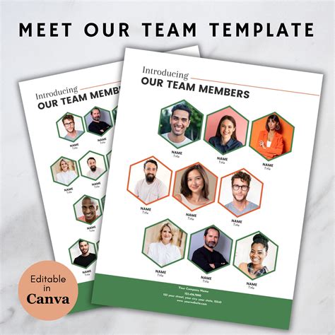 Meet The Team Templates