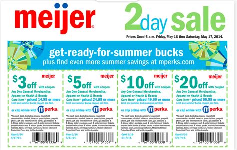 Meijer Printable Coupons