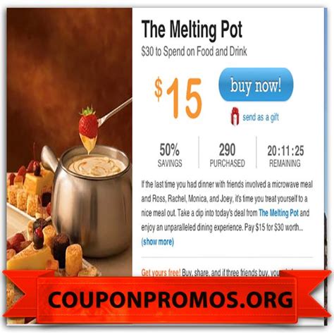 Melting Pot Coupons Printable