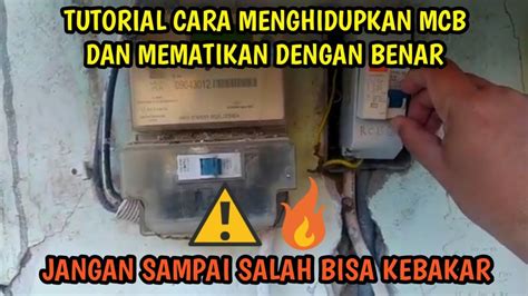 Mematikan MCB