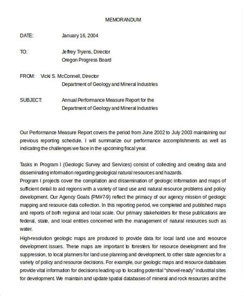 Memorandum For Record Template Word