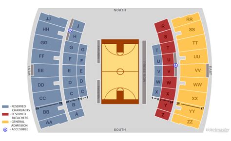Memorial Coliseum Ky Seating Chart