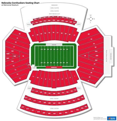 Memorial Stadium Virtual Seating Chart