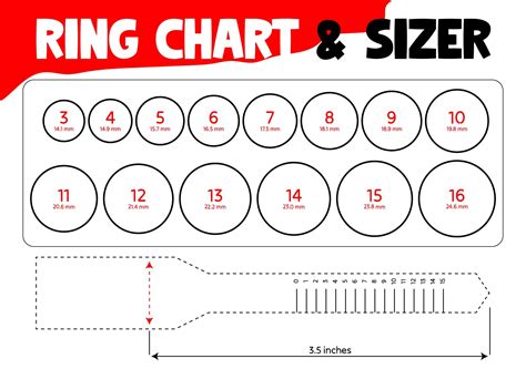 Men's Ring Sizer Printable