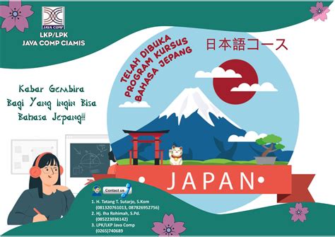 Mengikuti Kursus Bahasa Jepang