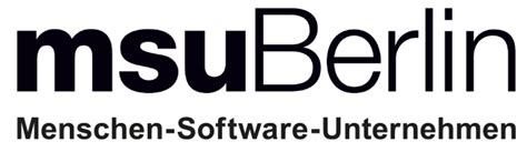 Menschen Software Unternehmen msuBerlin GmbH