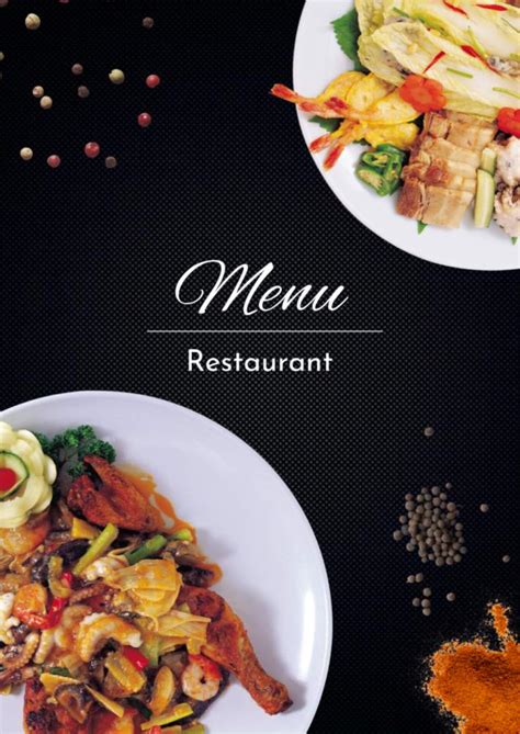 Menu Template Google Slides
