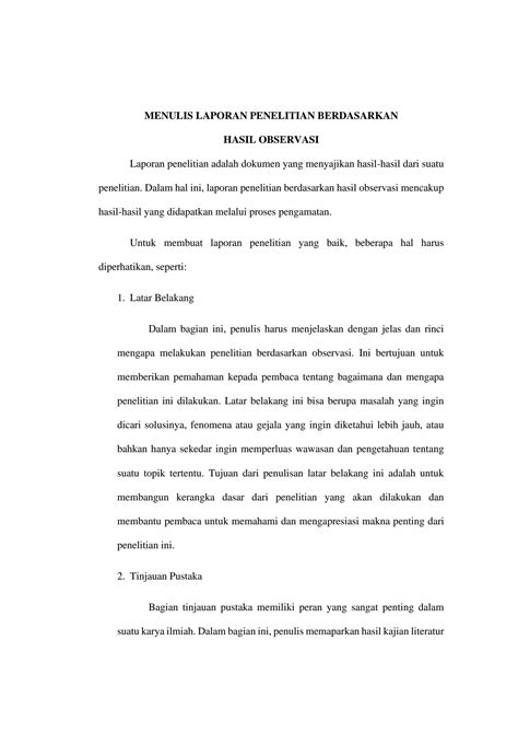 Menulis Laporan