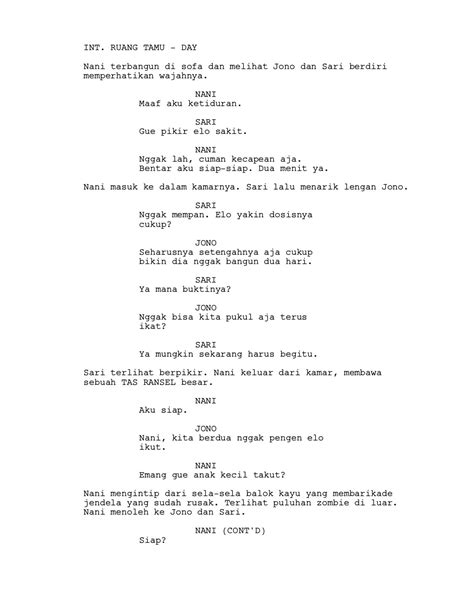 Menulis Script Sinetron