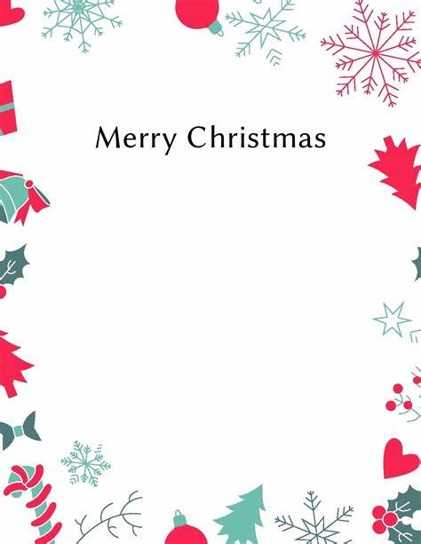 New form letter christmas 222