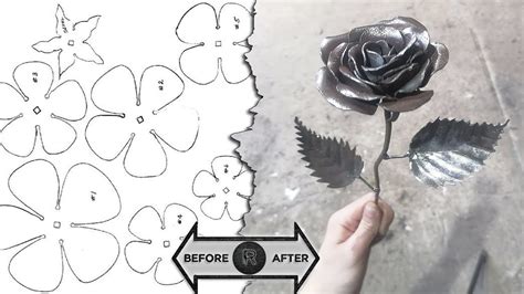 Metal Rose Template