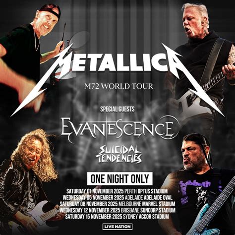 Metallica Switch It Up in Adelaide with Local Tribute and Fresh Setlist Twists