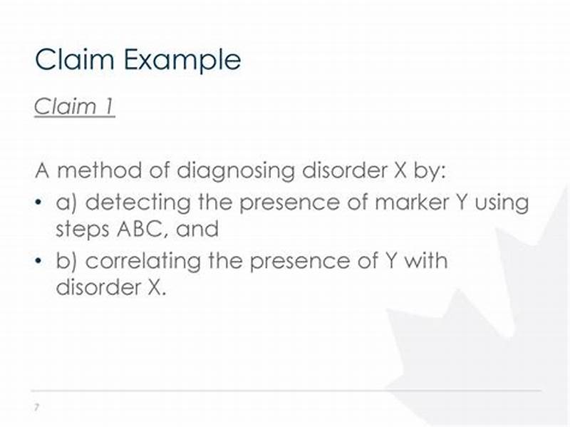 Method Claim Example
