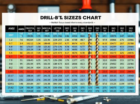 Metric Drill Bit Sizes Chart