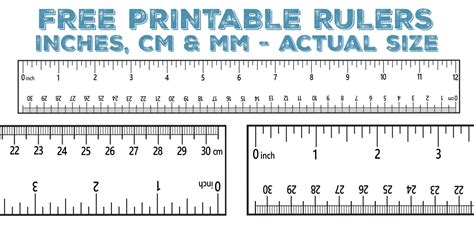 Metric Ruler Printable