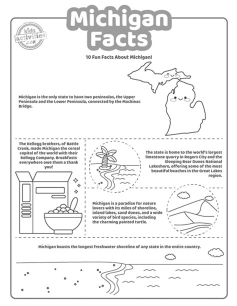 Michigan Printables