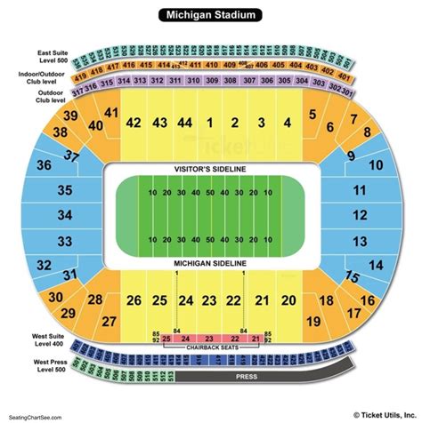 Michigan Wolverines Seating Chart