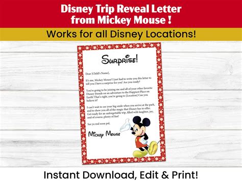 Mickey Mail Template