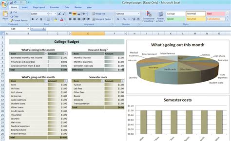 Microsoft Budget Template