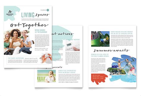 Microsoft Publisher Newsletter Templates
