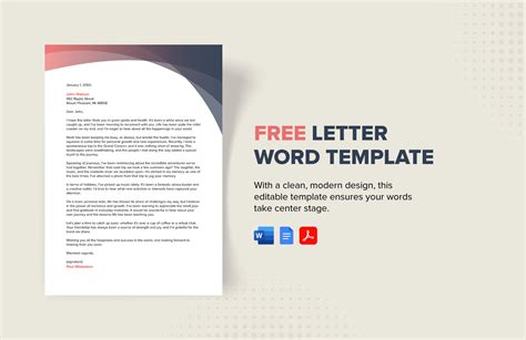 Microsoft Word Letter Templates