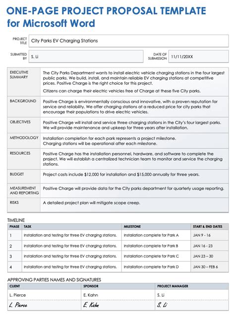 Microsoft Word Proposal Template