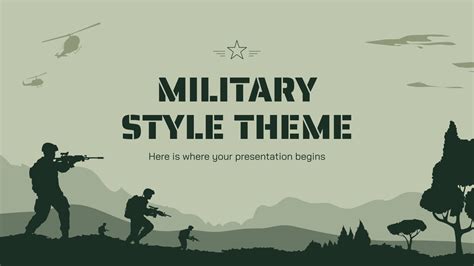 Military Powerpoint Presentation Templates