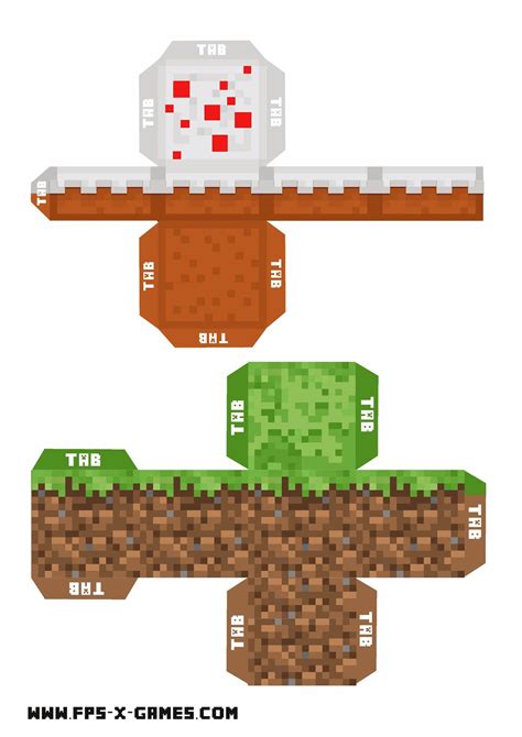 Minecraft Papercraft Printables