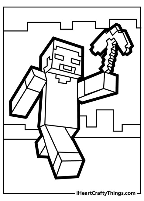 Minecraft Printable Coloring Pages