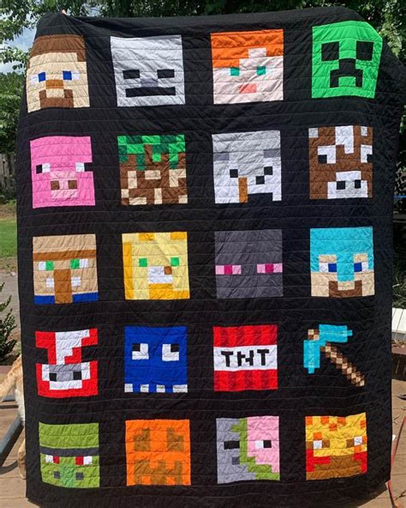 Minecraft Quilt Pattern