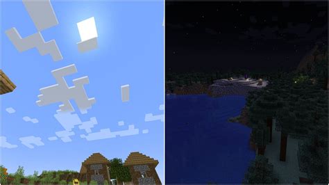 Minecraft day and night