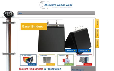 Minerva Loose Leaf - PVC Stationery Supplier