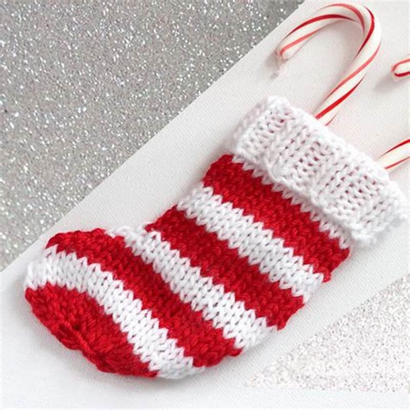 Mini Stocking Knitting Pattern