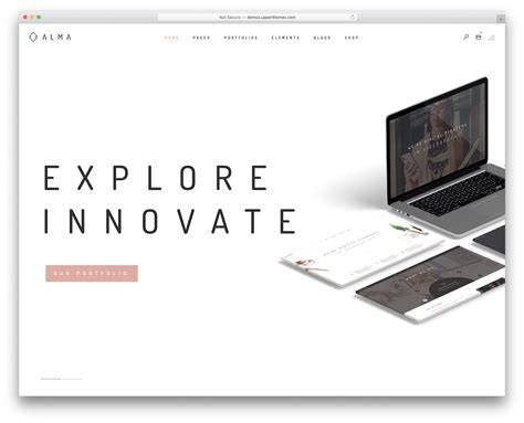 Minimalist Web Page Template