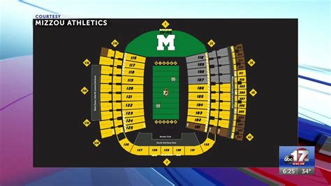 Missouri Football Seating Chart