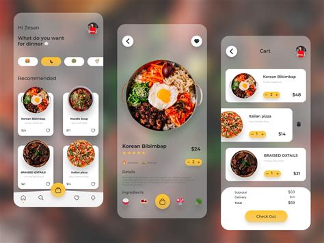 Mobile UI Examples