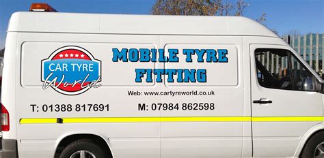 Mobile tyre fitting